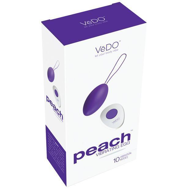 VeDO - Peach Rechargeable Egg Vibrator (Into You Indigo) Wireless Remote Control Egg (Vibration) Rechargeable Singapore