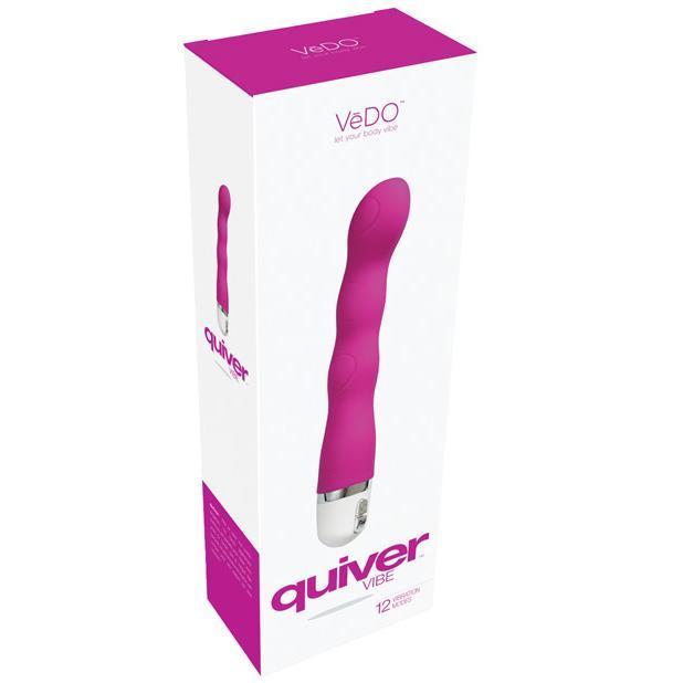 VeDO - Quiver Mini G-Spot Vibrator (Hot in Bed Pink) G Spot Dildo (Vibration) Non Rechargeable Singapore