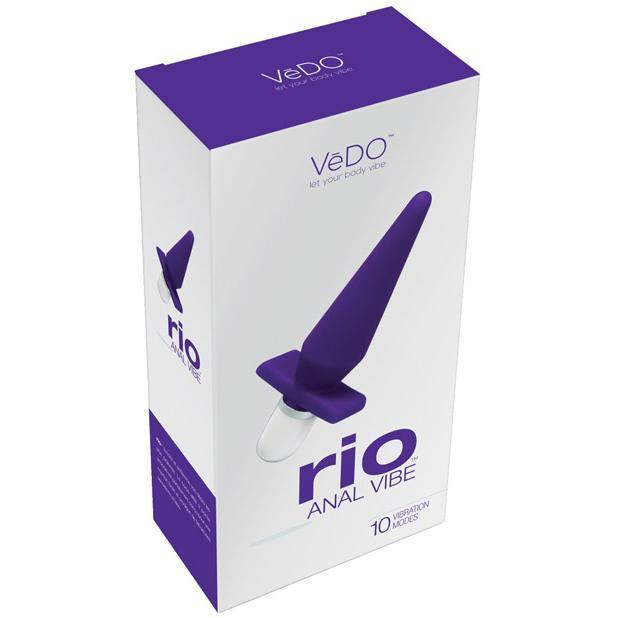 VeDO - Rio Anal Vibrating Butt Plug (Into You Indigo) Anal Plug (Vibration) Non Rechargeable Singapore