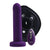 VeDO - Strapped Rechargeable Vibrating Strap On Dildo (Deep Purple) Strap On with Dildo for Reverse Insertion (Vibration) Rechargeable 716053727862 CherryAffairs
