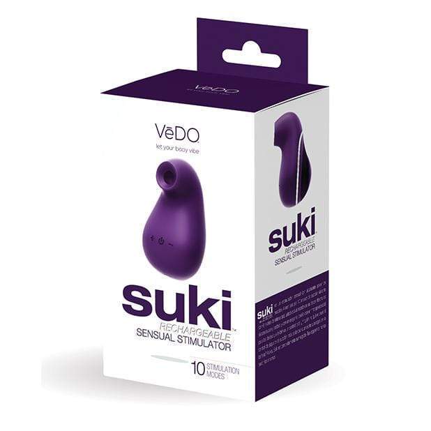 VeDO - Suki Rechargeable Sensual Vibrating Sucker (Purple) Clit Massager (Vibration) Rechargeable 277590540 CherryAffairs