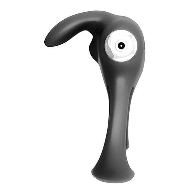 VeDO - Thunder Bunny Rechargeable Dual Cock Ring (Black) Silicone Cock Ring (Vibration) Rechargeable 789185756840 CherryAffairs