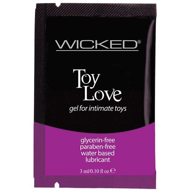 Wicked - Toy Love Water Based Lubricant 3 ml (Lube) Lube (Water Based) - CherryAffairs Singapore