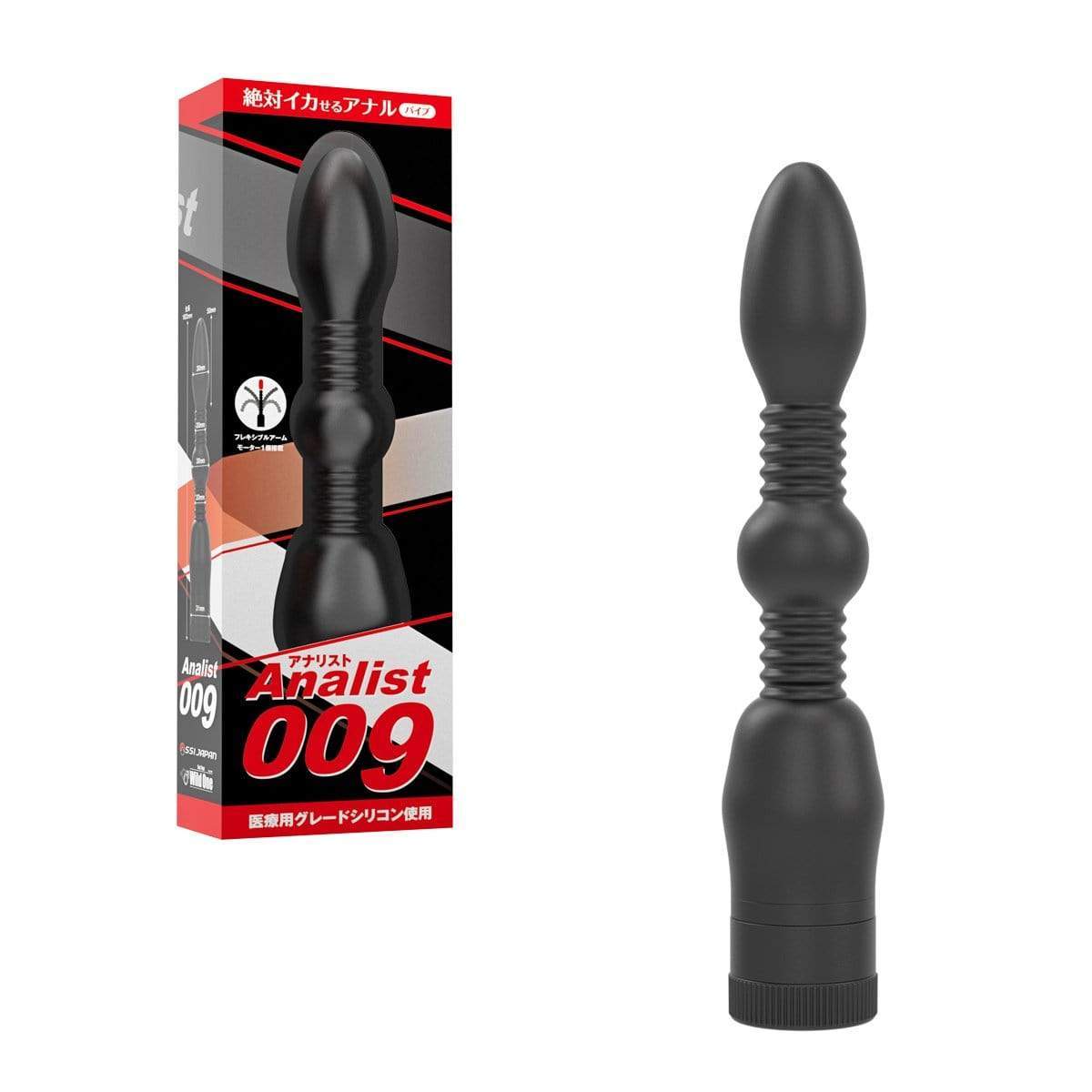 Wild One - Analyst 009 Prostate Massager (Black) Prostate Massager (Vibration) Non Rechargeable 4582137934022 CherryAffairs
