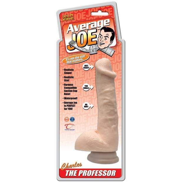 WildFire - Average Joe The Professor Charles Dildo 7.5&quot; (Beige) Realistic Dildo with suction cup (Non Vibration)