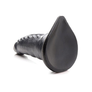 XR - Creature Cocks Beastly Tapered Bumpy Silicone Dildo (Silver/Black) Non Realistic Dildo with suction cup (Non Vibration) 848518046116 CherryAffairs