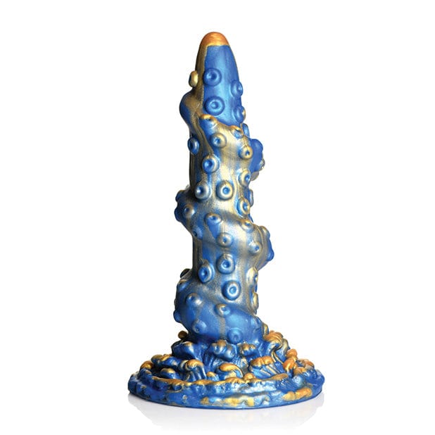 XR - Creature Cocks Lord Kraken Tentacled Silicone Dildo (Blue) Non Realistic Dildo with suction cup (Non Vibration) 848518050410 CherryAffairs