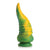 XR - Creature Cocks Monstropus Tentacled Monster Silicone Dildo (Green/Yellow) Non Realistic Dildo with suction cup (Non Vibration) 848518046697 CherryAffairs