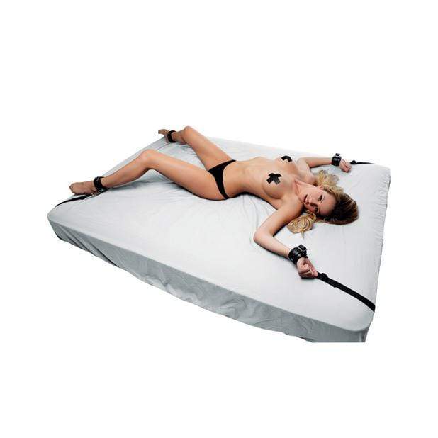 XR - Strict BDSM Bed Restraint Kit (Black) Bed Restraint 848518024244 CherryAffairs