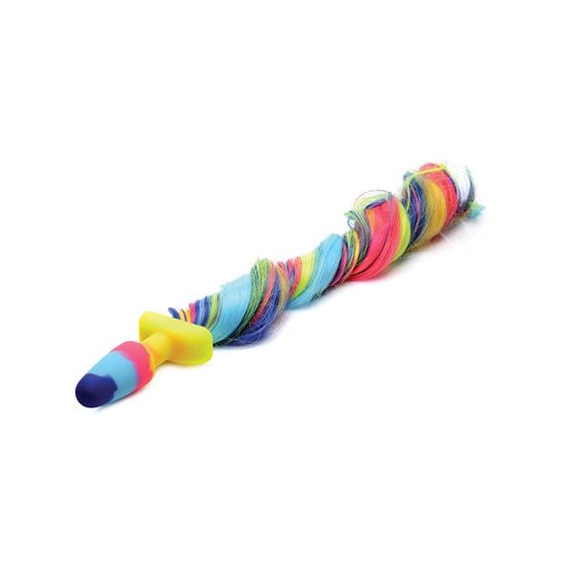 XR - Tailz Rainbow Unicorn Tail Anal Plug (Multi Colour) Anal Plug (Non Vibration) 626143609 CherryAffairs