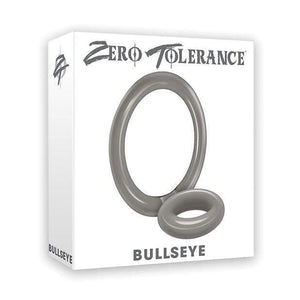Zero Tolerance - Bullseye Cock Ring (Grey) Rubber Cock Ring (Non Vibration) 844477013329 CherryAffairs