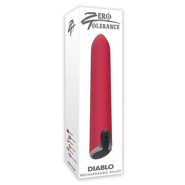 Zero Tolerance - Diablo Bullet Vibrator (Red) Bullet (Vibration) Non Rechargeable 844477013381 CherryAffairs