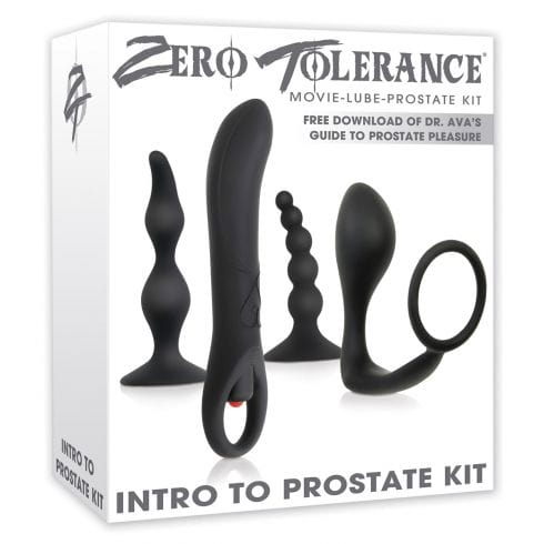 Zero Tolerance - Intro to Prostate Anal Kit (Black) Anal Kit (Vibration) Non Rechargeable 844477009889 CherryAffairs