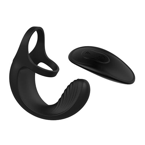 Zero Tolerance - Vibrating Ball Cradle Cock Ring with Remote (Black) Remote Control Cock Ring (Vibration) Rechargeable 626138399 CherryAffairs