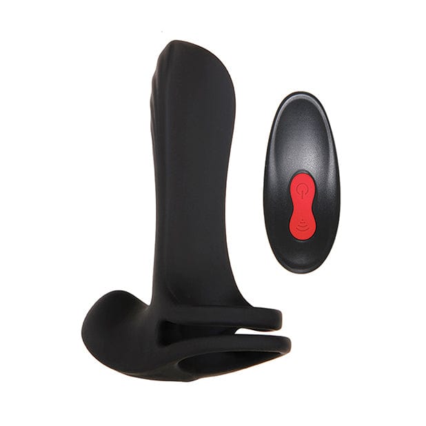 Zero Tolerance - Vibrating Girth Enhancer Silicone Remote Control Penis Extender (Black) Remote Control Cock Sleeves (Vibration) Rechargeable 626144219 CherryAffairs